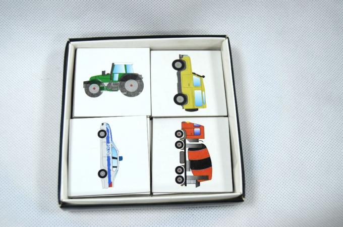 Thiết kế tùy chỉnh Xe vận tải Thông báo giáo dục Thẻ chơi cho thanh thiếu niên và trẻ em theo kích thước tùy chỉnh 2