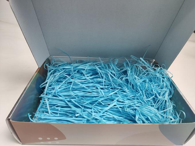 In đục tương thích cắt nhăn Raffia giấy xé để lấp trang trí 7