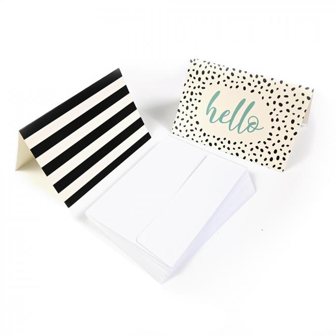 Bản in tùy chỉnh Flora Thank You Cards với hộp UV và Offset Printing Film Lamination 5