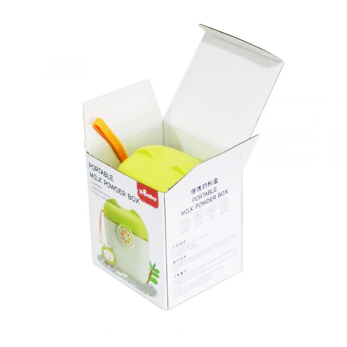 Hộp vỏ gấp hình vuông vững chắc hộp đóng gói giấy kraft màu trắng tái chế tùy chỉnh 8