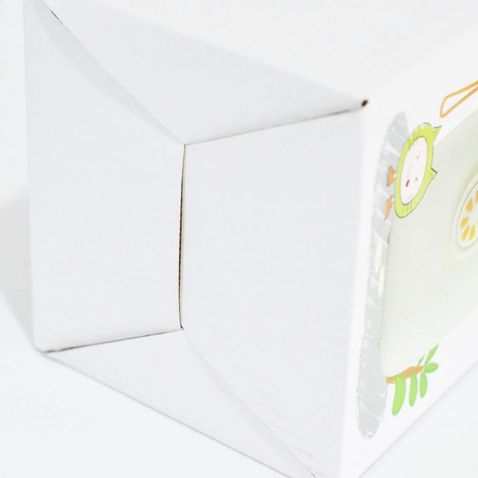 Hộp vỏ gấp hình vuông vững chắc hộp đóng gói giấy kraft màu trắng tái chế tùy chỉnh 9