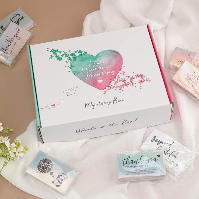 Nhãn hiệu tùy chỉnh in tái chế bao bì bìa ván lồi hộp thư cho vận chuyển hàng hóa 8