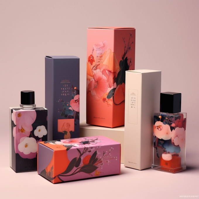 Kích thước tùy chỉnh được chấp nhận Lamination bóng Eco Friendly Skincare Fragrance Packaging Box 8