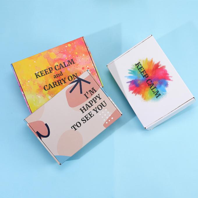 Hộp thư màu tùy chỉnh cho Logo bao bì quần áo bền được in và thiết kế bền 6