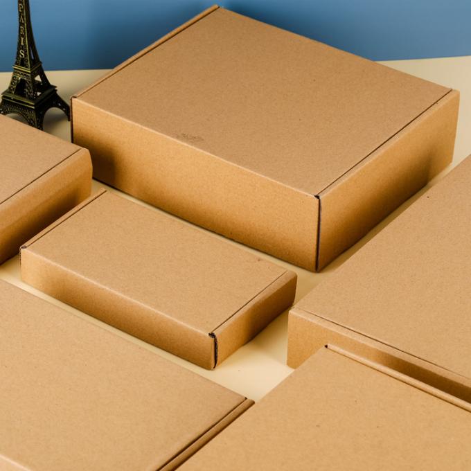 Thẻ tùy chỉnh bằng ván in hộp bưu chính Lồng đóng gói Thùng gấp Thùng gửi thư Thùng giấy 7