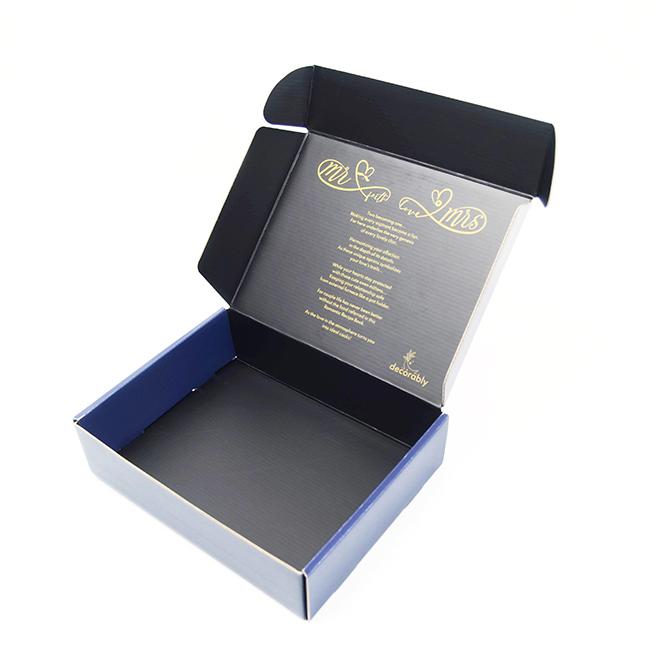 Thẻ tùy chỉnh bằng ván in hộp bưu chính Lồng đóng gói Thùng gấp Thùng gửi thư Thùng giấy 11