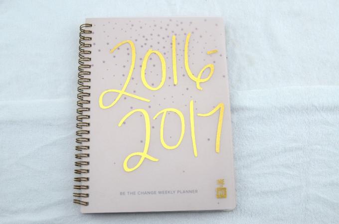 Chuỗi xoắn ốc PVC Planner Journal Notebook với Offset Printing Organizer 1