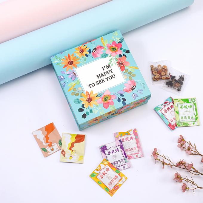 Kích thước tùy chỉnh được chấp nhận hộp quà gấp từ tính với in màu CMYK Pantone 6