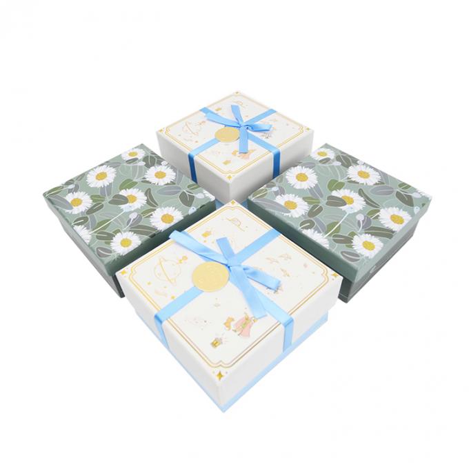 Tùy chỉnh cắt đứt đồ trang sức công nghiệp đồng hồ kính ẩm ướt hộp giấy kẹo cho đám cưới 7