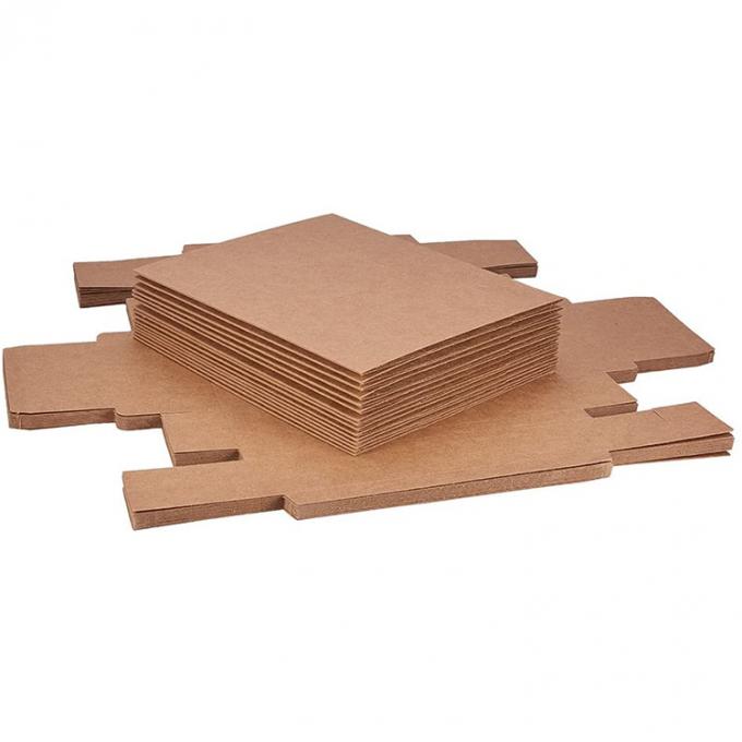 CMYK Logo tùy chỉnh Candy Gift Packaging Brown Drawer Kraft Paper Box Cho Biểu tượng Lễ hội 3