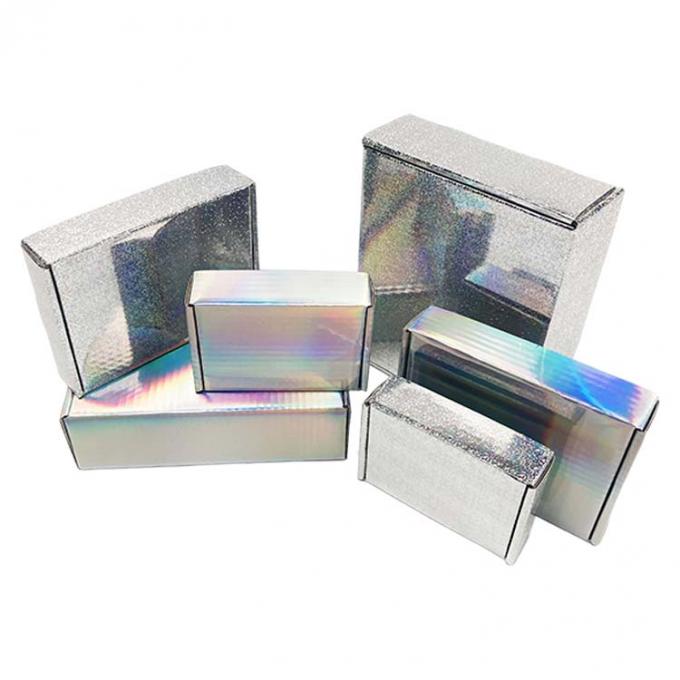 Cá nhân hóa hộp in đầy đủ màu sắc Bao bì quần áo hộp vận chuyển lợp 6