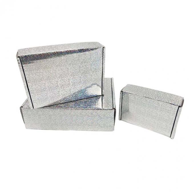 Cá nhân hóa hộp in đầy đủ màu sắc Bao bì quần áo hộp vận chuyển lợp 8