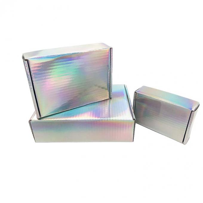 Cá nhân hóa hộp in đầy đủ màu sắc Bao bì quần áo hộp vận chuyển lợp 7
