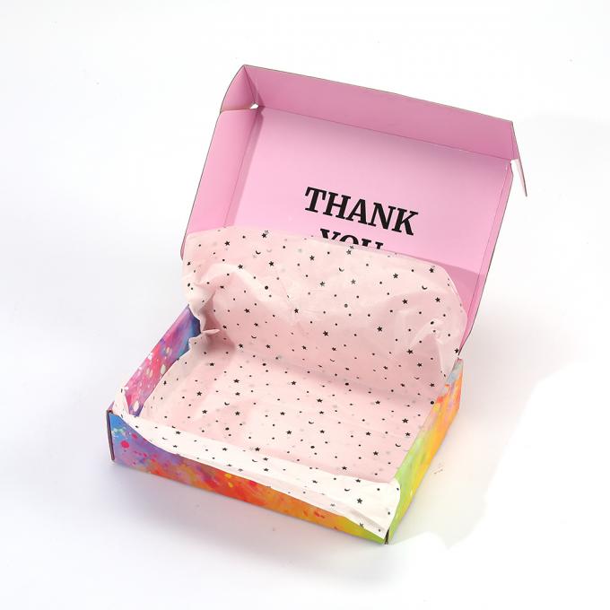 in kỹ thuật số tùy chỉnh in logo màu hồng quà tặng giấy tissue cho đóng gói quần áo 7