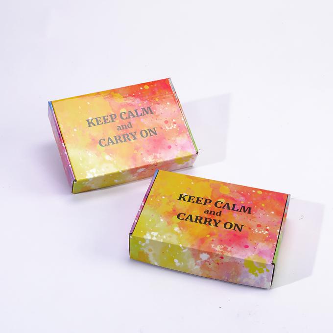 Thư thiếp Biodegradable Corrugated Thư Box Custom Strong Di chuyển hộp vận chuyển 8