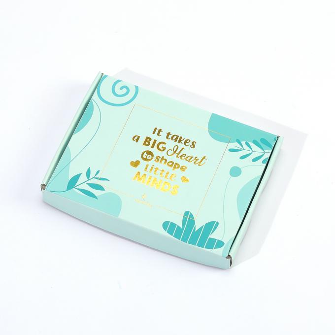 Quần áo đóng gói quà Thẻ giấy hộp đăng ký Green Shipping Mail Box 8