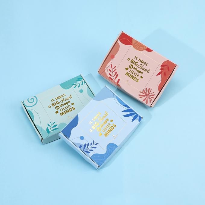 CMYK giấy tùy chỉnh đóng gói trang điểm hộp thư hộp hộp bìa vải mỏng vải mỏng hộp vận chuyển mỹ phẩm có logo 10
