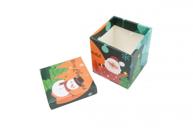 Ưu tiên Xmas Santa Snowman in gói quà tặng nhỏ quà tặng Giáng sinh hộp kẹo với nắp 10
