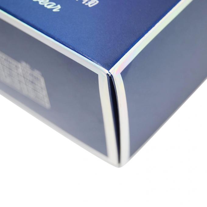 In Mens vớ đồ lót Bao bì hộp quà với cửa sổ rõ CMYK màu Pantone 4