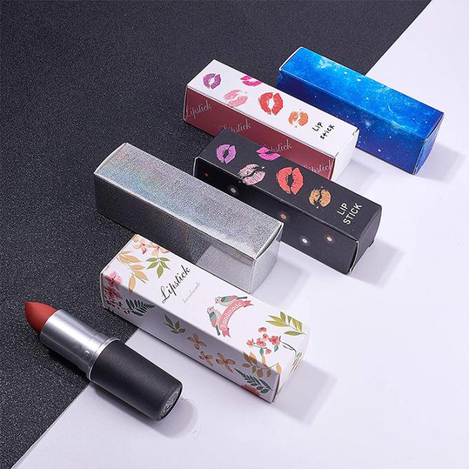 Logo Logo tùy chỉnh Dye hộp son môi có thể sử dụng nhiều lần Lăng môi lưu trữ ống giấy hộp mỹ phẩm 3