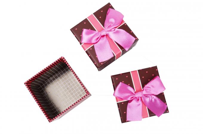 Tùy chỉnh in xa xỉ nhỏ nắp và cơ sở hình vuông quà tặng đồ trang sức đóng gói hộp giấy với ruy băng 6
