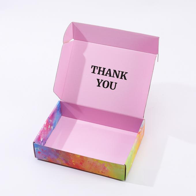 Thư thiếp Biodegradable Corrugated Thư Box Custom Strong Di chuyển hộp vận chuyển 9