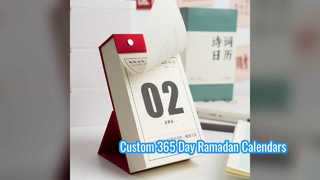 In lịch để bàn Ramadan 365 ngày tùy chỉnh 2024