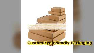 Hộp vận chuyển quần áo Kraft thân thiện với môi trường tùy chỉnh